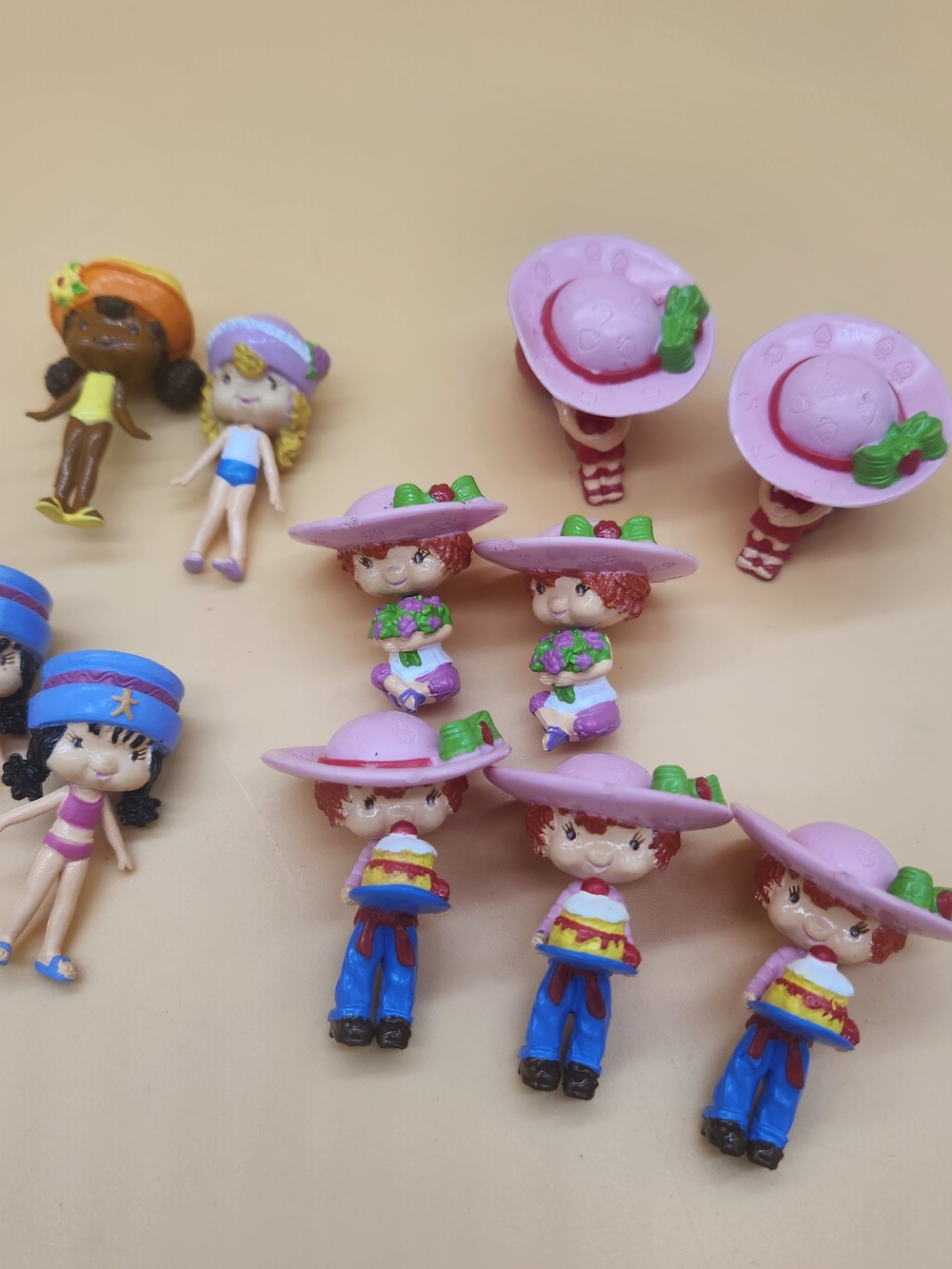 Vtg 2003 Strawberry Shortcake Bandai Mini Figure Lot